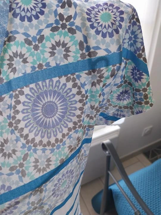 🌊 Nice Damart blue and white t-shirt – Size M 🌊 – photo 4